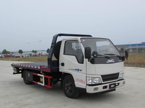 江鈴藍(lán)牌一拖二平板清障車(chē)