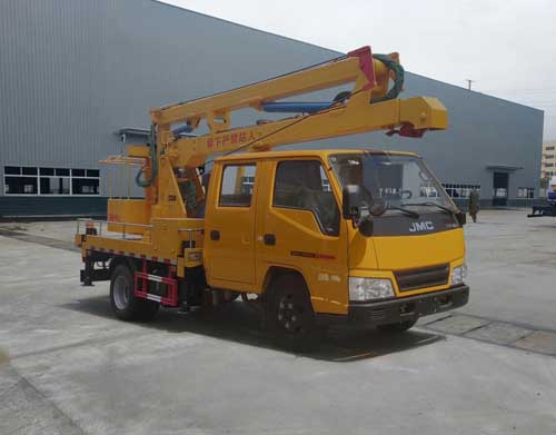 江鈴五十鈴12米藍牌高空作業(yè)車